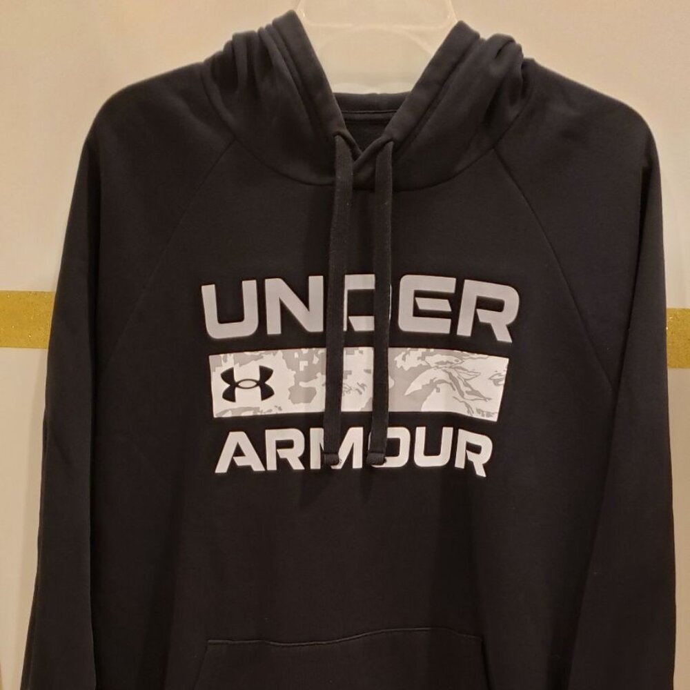 Under Armour Hoodie Teen Boys Size L UA Rival Signature